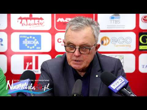 07.10.207 Konferencja prasowa po meczu Stal Stalowa Wola - Siarka Tarnobrzeg 1:2 (0:0)