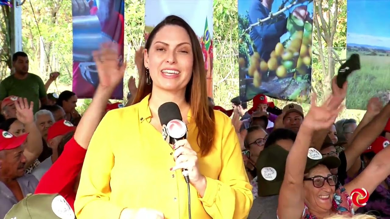 Assentados do MST celebraram a colheita de café em Campo do Meio