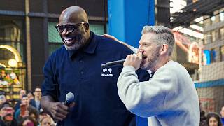 Harry Mack and Shaq Freestyle Back and Forth in Times Square