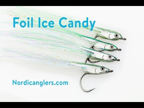 Fly Tying instruction on how to tie the "Foil Ice Candy"