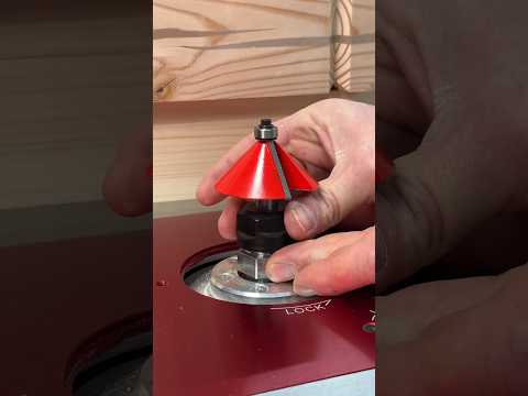 Adding 45 degree accent chamfers with a Freud bit with top bearing   #freudtoolsambassador #woodwork