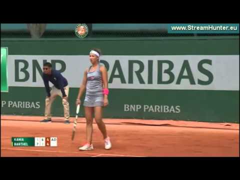 FO 2015: R1 (Q)Paula Kania (POL) d. Mona Barthel (GER) 57 62 64