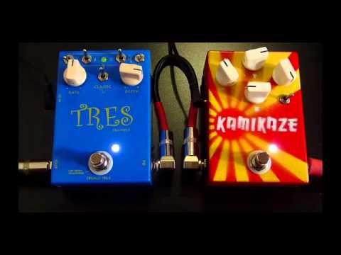 Dedalo Kamikaze y Tres - Distorsion y Tremolo - Handmade Effects