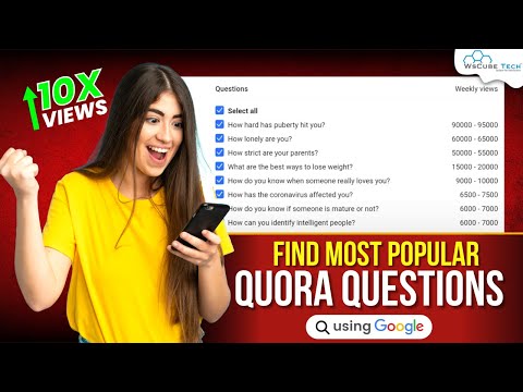 Find Quora Questions on Google to Get Traffic