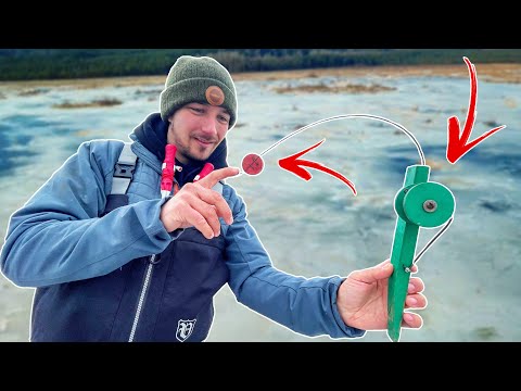 TRYING OLD NORDIC FISHING METHOD IN MYSTERIOUS SWAMP | Team Galant