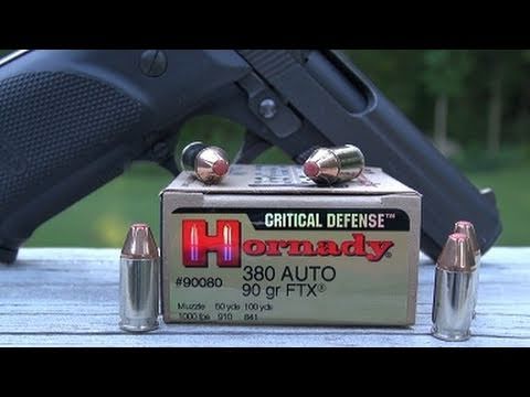 Hornady Critical Defense .380 ACP 90 gr Ammo Test