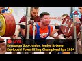 🔴 Men 93 & 105 kg - European Equipped Powerlifting Championships 2024