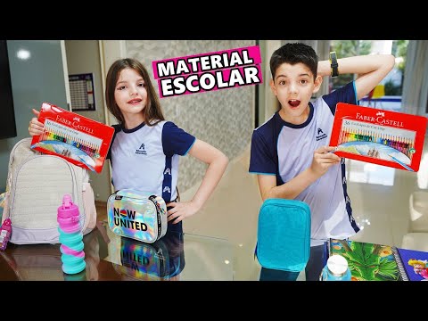 ORGANIZANDO NOSSO MATERIAL ESCOLAR 2023!!! Piero Start & Helena