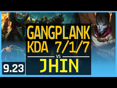 Gangplank Top vs Jhin in EUW Grandmaster Season 9! - Gangplank Summoner's Rift - League of Legends