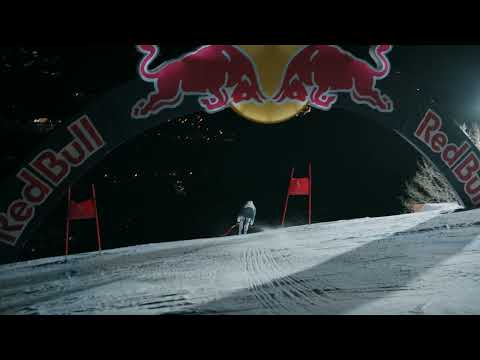 Lindsey Vonn - die Streif in Kitzbühel in der Nacht absolviert