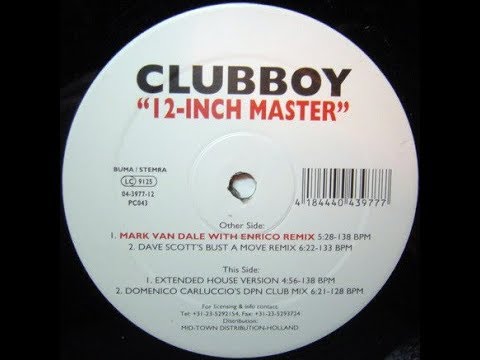 Clubboy - 12 Inch Master (Mark Van Dale With Enrico Remix)