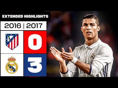 ATLÉTICO DE MADRID 0-3 REAL MADRID 2016/17 | RESUMEN ampliado