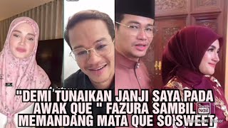 Download lagu 'FOR THE SAKE OF FULFILLING MY PROMISE TO YOU QUE' FAZURA WHILE LOOKING INTO QUE'S SO SWEET EYES😍 mp3