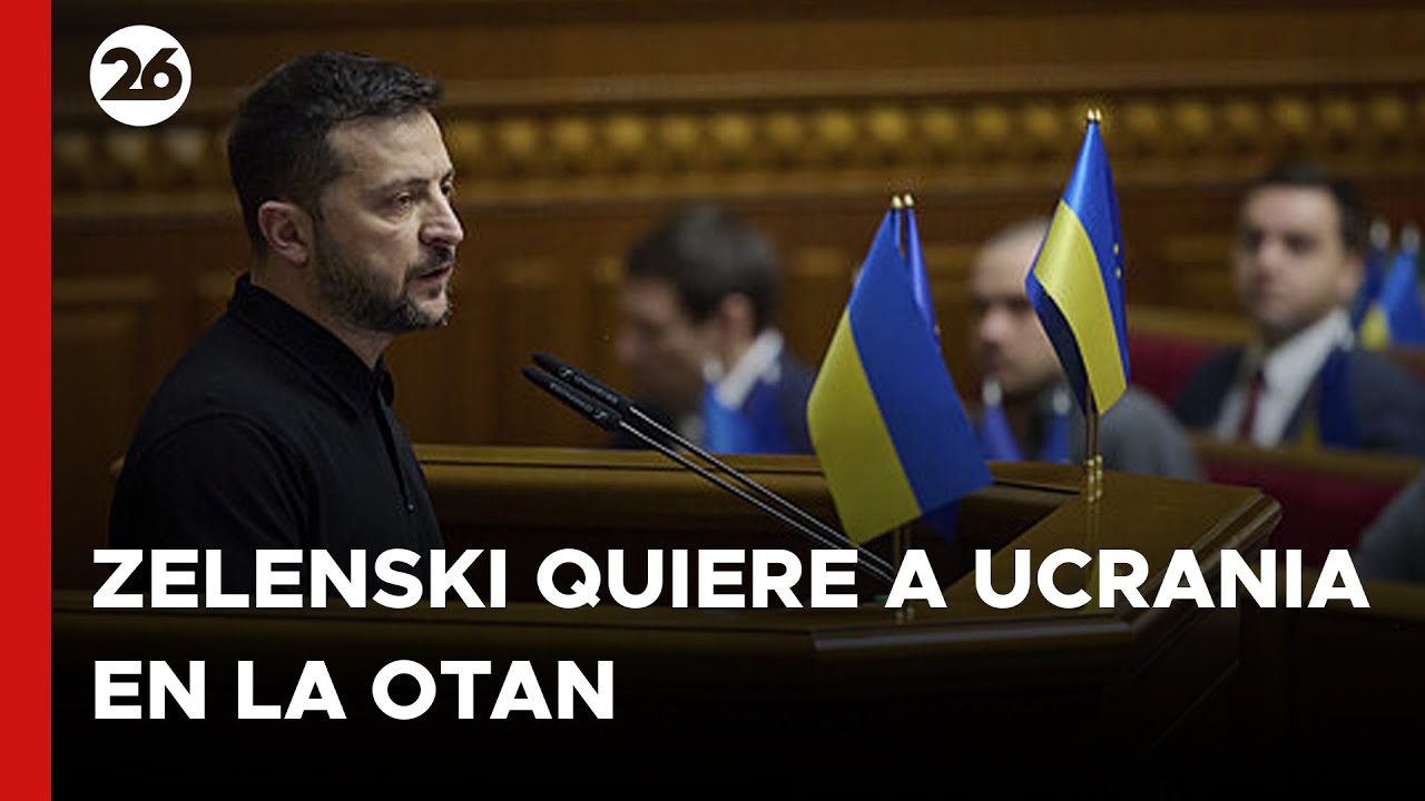 Zelenski quiere a Ucrania en la OTAN y descarta ceder territorio