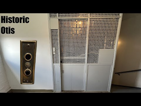 Historic Gated Otis Traction Elevator in Chicago, IL