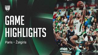 Paris Basketball - Žalgiris | Game Highlights | 2026.09.10