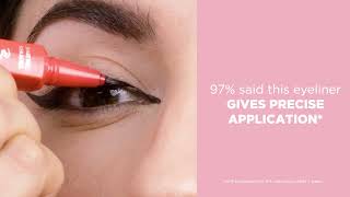 Benefit Cosmetics Nuevo Eyeliner líquido de precisión extrema: They're Real! Xtreme anuncio