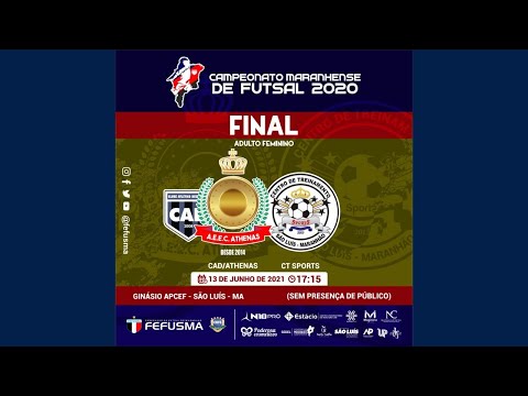 AO VIVO ATHENAS X CT SPORTS | Final do Campeonato Maranhense de Futsal Feminino