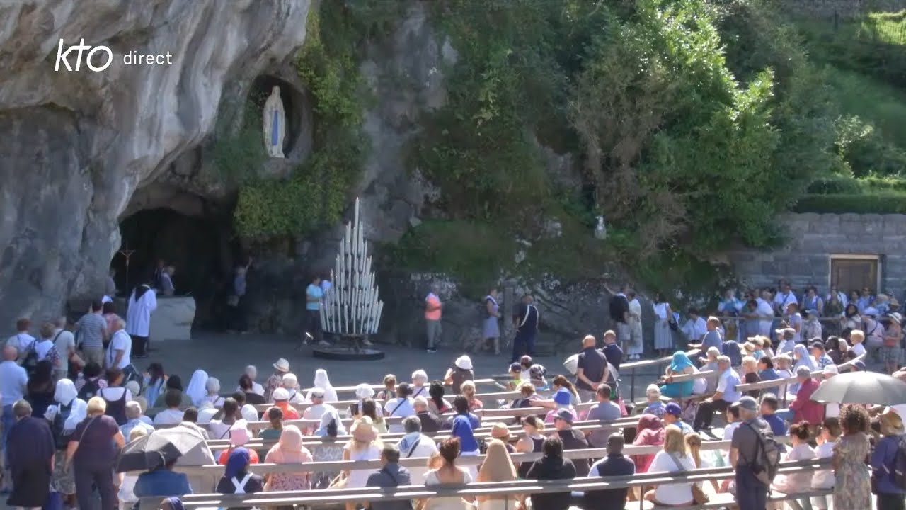 Chapelet du 27 août 2024 à Lourdes