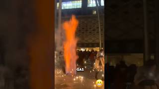 Fireworks Ignited Methane Gas In China #shortsfeed #fails