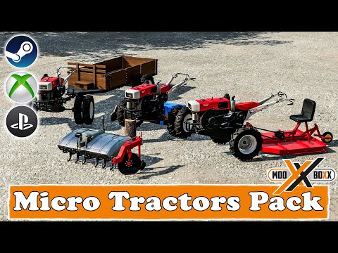 LS22 Mods | Micro Tractors Pack And Implements | Farming Simulator 22 Modvorstellung