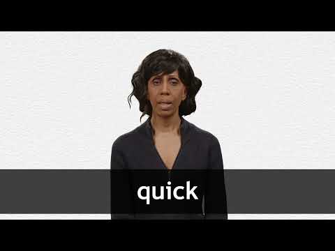 QUICK definition and meaning | Collins English Dictionary