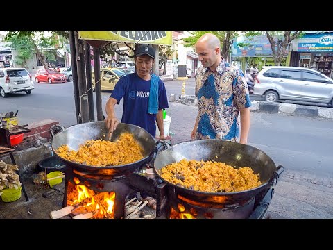38 Indonesian Street Foods in Java Island - SURABAYA #1 Duck + SEMARANG Nasi Goreng + SOLO Best Sate