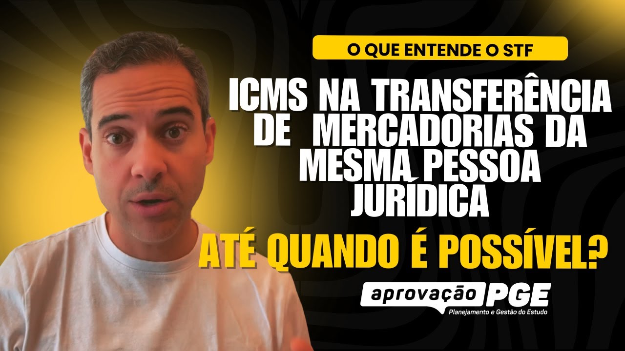 Qual o marco temporal da incidência do ICMS na transferência de mercadorias da mesma empresa?