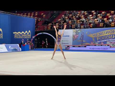 Sofya Agafonova - Hoop Russian Championship 2021 TAA 22.80