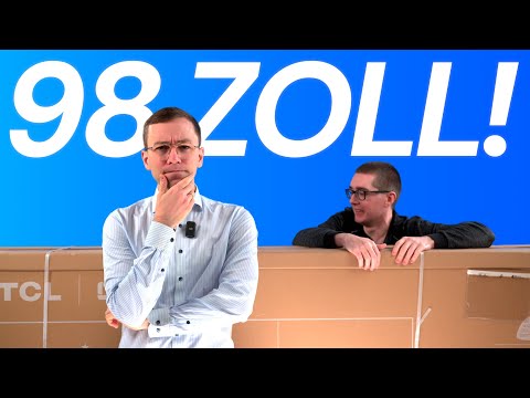 98 Zoll TV für ~2000€?! TCL UHD870 Unboxing & erster Eindruck vom Riesen-Fernseher
