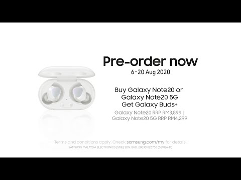 Galaxy Note20 Series: Pre-order Promo Announcement