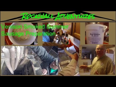 Rockwall Venison Summer Sausage Beef Middle Casing...