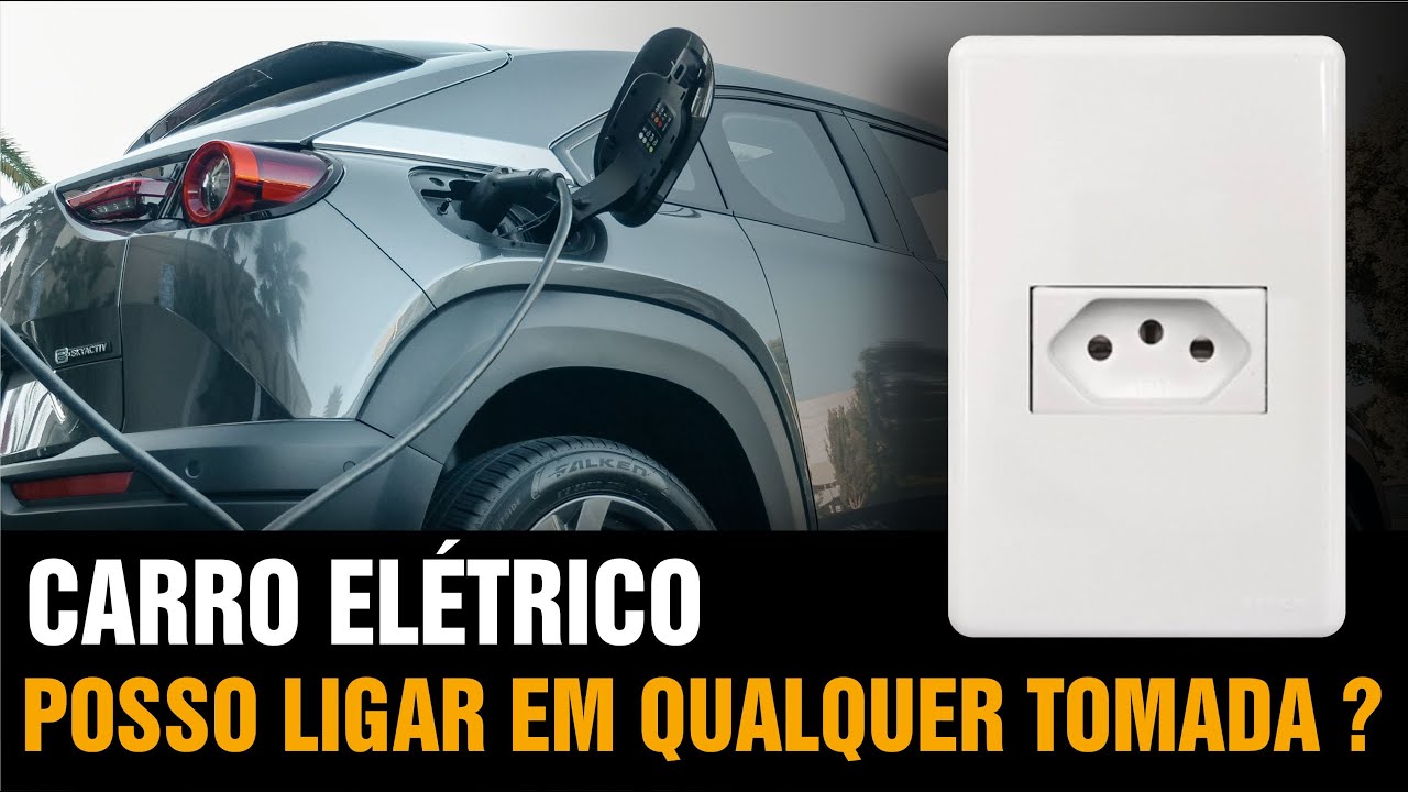 POSSO LIGAR O CARRO ELÉTRICO EM QUALQUER TOMADA?