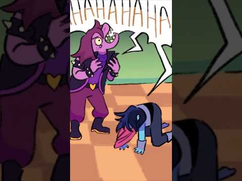 Kris and Susie Can’t Stop Laughing #deltarune #kris #susie #ralsei #undertale #shorts
