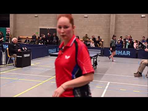 DEGRAEF MARGo (Dylan Berlaar A3) tegen   MITYUKOVA DARIA (Sokah A5) 2/02/2020