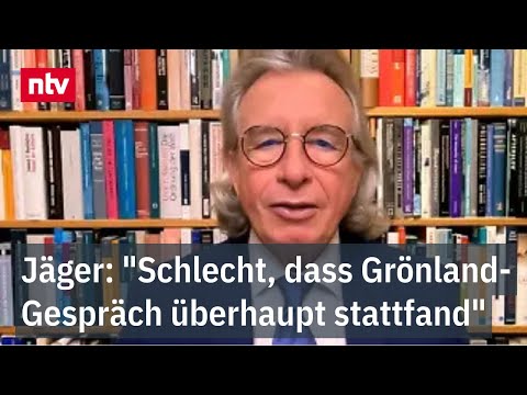 Jäger: "Schlecht, dass Grönland-Gespräch überhaupt stattfand" | ntv