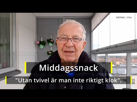 2021-10-09 KVÄLLSSSNACK - "Utan tvivel är man inte riktigt klok"