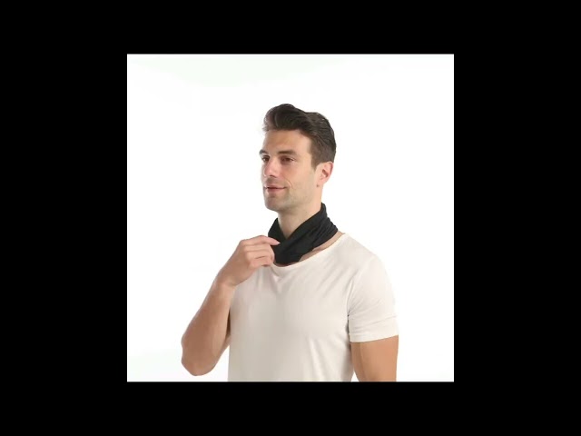 Vídeo relacionado con Golden Dot Texture Glow Neck Gaiter Soft Face Cover Neck Warmer Tube Half Face Mask Bufanda Pasamontañas para deportes al aire libre