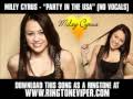 Miley Cyrus - Party In The USA ( No Vocals ...
