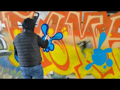 GRAFFITI PIECE FREESTYLE! ----- WATCH NOW!!!