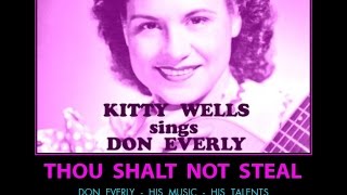 (rare)Don Everly &amp; Kitty Wells sing-Thou Shalt Not Steal-an early Don Everly Song