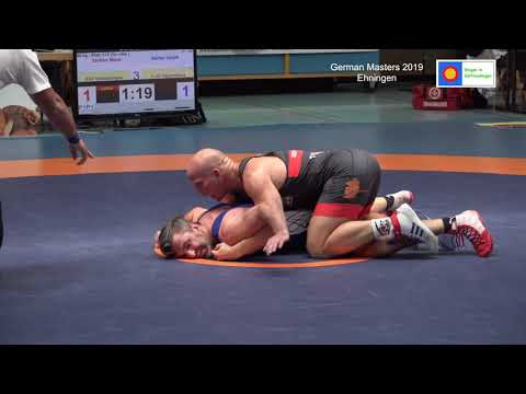 Ringen German Masters 2019 Steffen Mack KSV Gottmadingen / Stefan Höpfl  1. AC Regensburg
