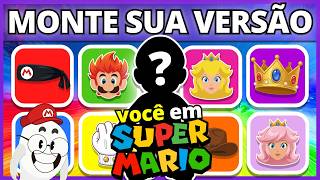 ⭐🍄 MONTE SUA VERSÃO | VOCÊ EM SUPER MARIO BROS | Descubra como seria!!! #buuquiz #quiz