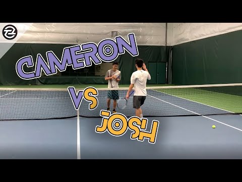 CAMERON VS JOSH COLLEGE COMMIT!!! | Tennis Tiebreakers