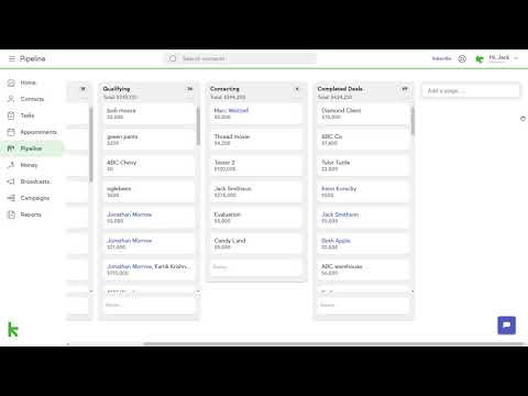 Keap 1 Sales Pipeline Management Video