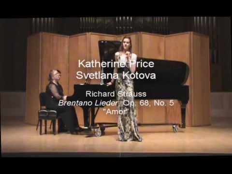 Katherine Price & Svetlana Kotova - Richard Strauss, Brentano Lieder, Op. 68 No. 5