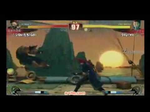Street Fighter 4 - Uryo (VI) vs Shiro Itachi (GO)