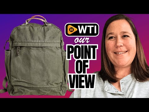 GOOTIUM Canvas Backpack for Women Vintage Style Zipper Bag Men's Casual Daypack Cloth Outdoor Travel Rucksack - WTI product video review