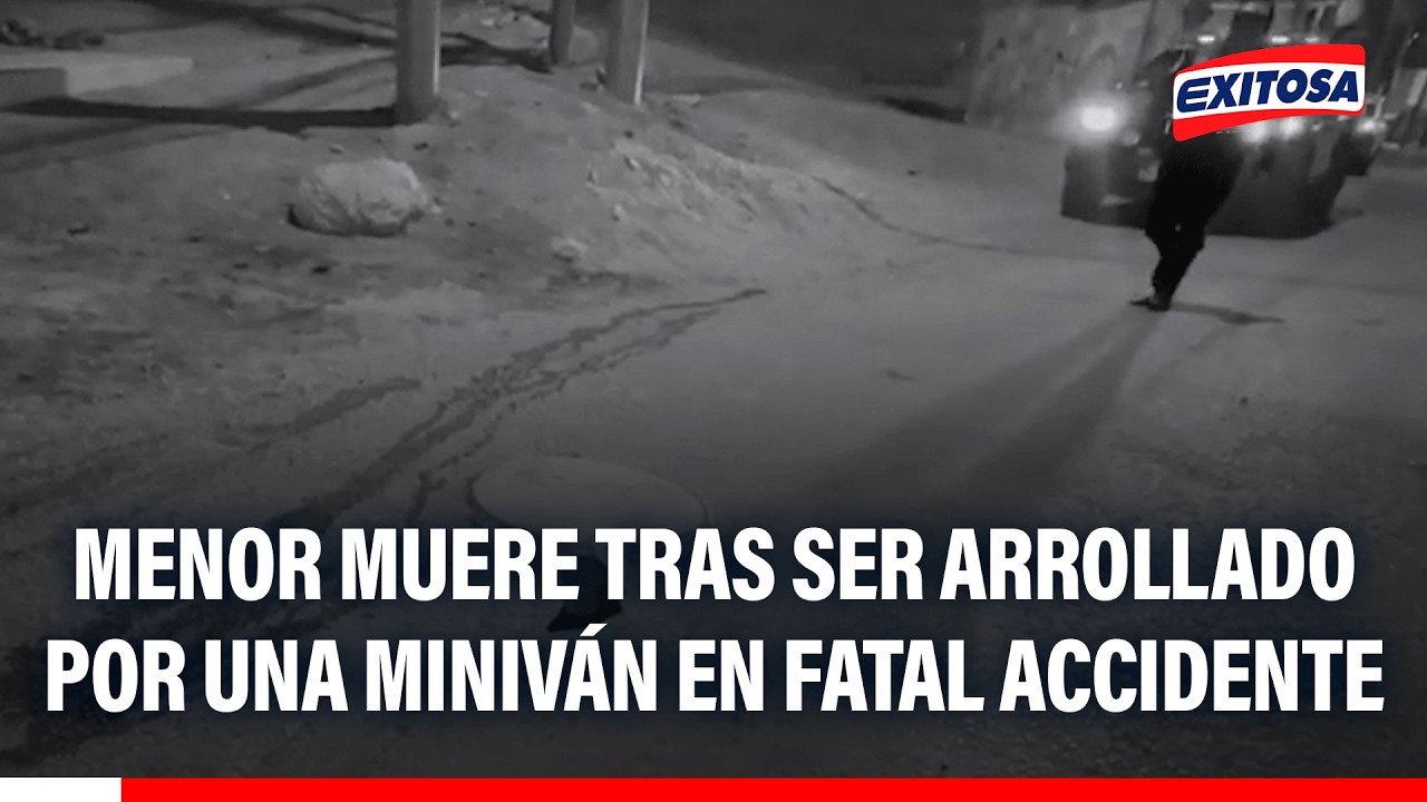 🔴🔵 Ventanilla: Menor muere tras ser arrollado por una miniván en fatal accidente
