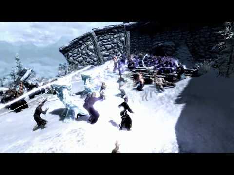 Skyrim Battles - Mages Army vs Erandur, Thorek, Veren Duleri & 47 Vaermina Devotees
